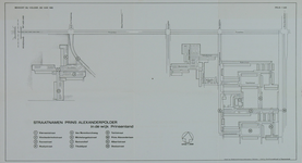 1968-1285 Plattegrond met aanduiding van nieuwe straten in de Prins Alexanderpolder: de Viervantstraat en omgeving en ...