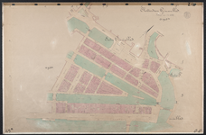 40110-Z12 Kadastrale kaart van Rotterdam, sectie O, in 1 blad: tussen Blaak en Nieuwe Maas. Het gebied wordt begrensd ...