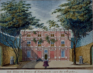 RISCH-54-1 Huis te Krooswijk, aan de oostzijde (voorgevel). Aan de Linker Rottekade.