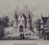 V-97 De Goudse Poort aan de Goudsewagenstraat, gezien vanuit de stad.