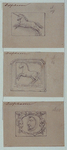 XXXI-124-01-8-TM-10 Gevelstenen van de Delfshavense huizen.-8 (boven): Wijk A, nr. 109.-9 (onder): Wijk A, nr. 111.-10 ...
