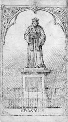 M-694 Standbeeld van Desiderius Erasmus, humanist.