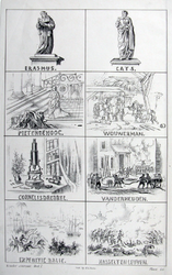 M-704 Standbeeld van Desiderius Erasmus, humanist.