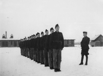 1977-3364 Een werkkamp, georganiseerd door de Nederlandsche Arbeidsdienst.
