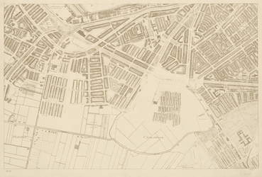 I-216-02-11 Plattegrond van Rotterdam in 49 bladen. Blad 11: Oud-Charlois, Tarwebuurt, Bloemhof, het Brabantse Dorp.